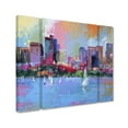 thumbnail image 3 of Richard Wallich 'Boston 3' Multi Panel Art Set Small, 3 of 4