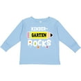 thumbnail image 3 of Inktastic Kindergarten Rocks with Pencil and Stars Boys or Girls Long Sleeve Toddler T-Shirt, 3 of 5