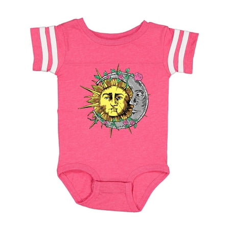

Inktastic 1st Day of Spring Sun and Moon Equinox with Pink Flowers Gift Baby Boy or Baby Girl Bodysuit
