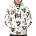 thumbnail image 4 of Hoodies for Men - Cute French Bulldog Crown Long Sleeve Comfrt Men'S Fashion Hoodies & Sweatshirts, Sweatshirts for Men Hoodies Pullover Clothing Clothes with Pouch, 4 of 7