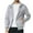 Gray, variant on qucoqpe Men's Fleece Zip Up Sweatshirt Fall Winter Casual Long Sleeve Mock Neck Jackets with Pocket