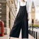 thumbnail image 3 of Mamelucos sueltos de algodón Moda Verano Monos Casual Mono de una pieza Monos FLhrweasw Nuevo, 3 of 9