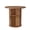 Walnut, variant on Hawsaiy 47" Round Dining Table for 4 with Sliding Door Storage Base, Waterproof Scratch-Resistant Wood Top, Modern Farmhouse Kitchen Dining Table, Natural