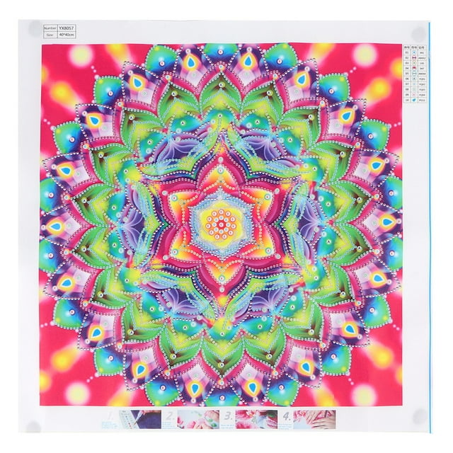 Pintura de diamante, kit de pintura de diamante bordado con hermoso patrón DIY, hermosa pintura de diamante creada magistralmente