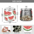 thumbnail image 2 of Yayeee Ashtray with Lid for Cigarette Smokeless Stainless Steel Home Ash Holder, Cute Watermelon, 2 of 7
