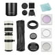 thumbnail image 5 of Super Camera MF Super Telephoto Zoom Lens f/8.3-16 420-800 mm T Monte + Filtros UV/Cpl/Fld Conjunto de Lentes de Teleconvertidor de UV/CPL/FLD + 2X 420-800 mm Lente, 5 of 7