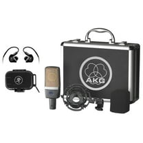AKG C214 Studio Condenser Microphone Recording Mic Mackie Bluetooth Monitors