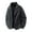 #255-Black, variant on Donemore Men's Long Sleeve Stand Collar Zipper Front Casual Jacket Coat - Solid Color Workwear Style, Daily Wear and Office Outfit
