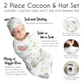 thumbnail image 7 of Farm Animals Baby Cocoon and Beanie Hat Sleep Sack Set by Sweet JoJo Designs, 7 of 7