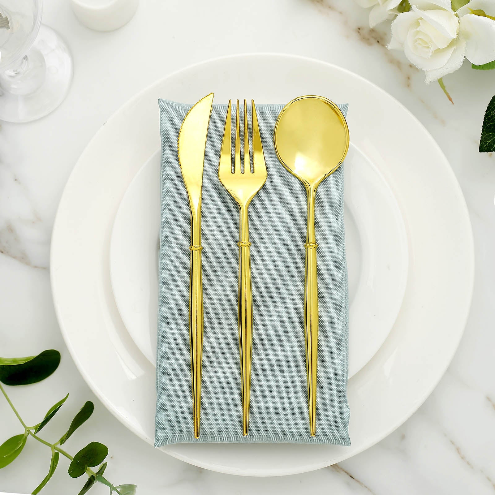 Prestee 350-piece Disposable Party Dinnerware Set For 50