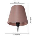 thumbnail image 2 of Lámpara de mesa LED de 2 uds lámpara de escritorio portátil regulable inalámbrica recargable por USB de Metal, 2 of 9