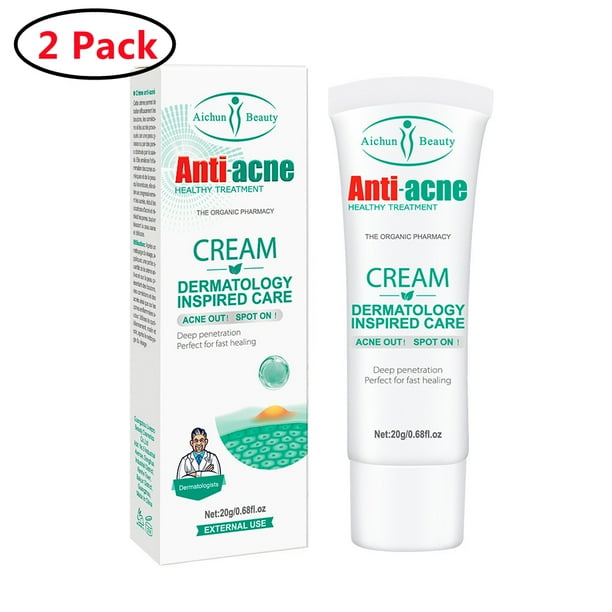 2 Pack Acne Rescue Cream Post Blemish Recovery Cream, Acne Scars