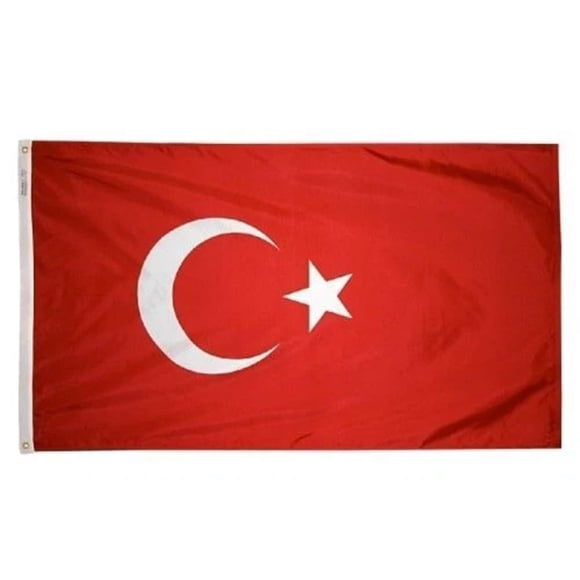 Bandera de Turquía Boolavard 90x150 cm impermeable con ojales de latón