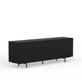 thumbnail image 5 of Atlas 78" x 28" Highboy Modern TV Stand Cabinet And Sideboard - Black Frame, Black Door/Drawers, Black Base, 5 of 8