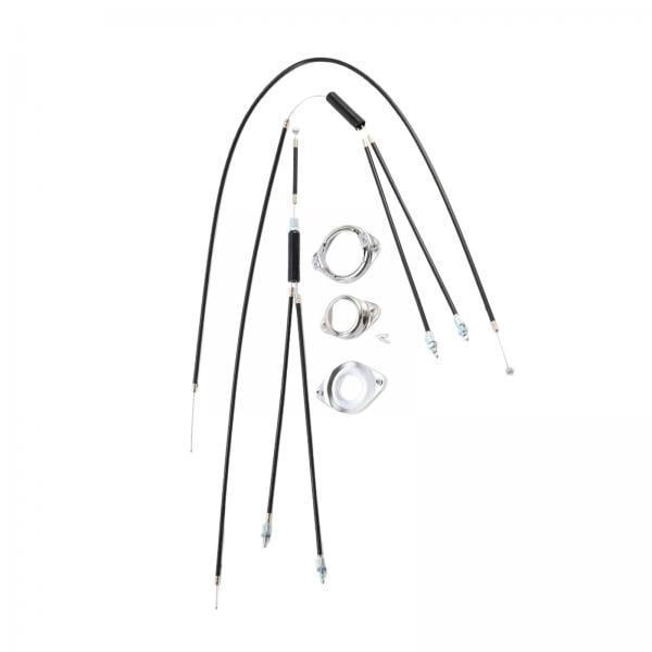 2x cables de giroscópico BMX completo y trasero ( e inferior) Rotor giratorio Vástago de 1 '' Carcasa de línea de f shamjiam Cable de freno de bicicleta BMX