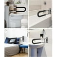 thumbnail image 6 of Handicap Grab Bars Rails 23.6 Inch Toilet Handrails Bathroom Safety Bar Hand Support Rail Handicapped Handrail Accessories for Seniors Elderly Disabled Mounted Bath Grips (Aluminum-60cm-2pcs), 6 of 14