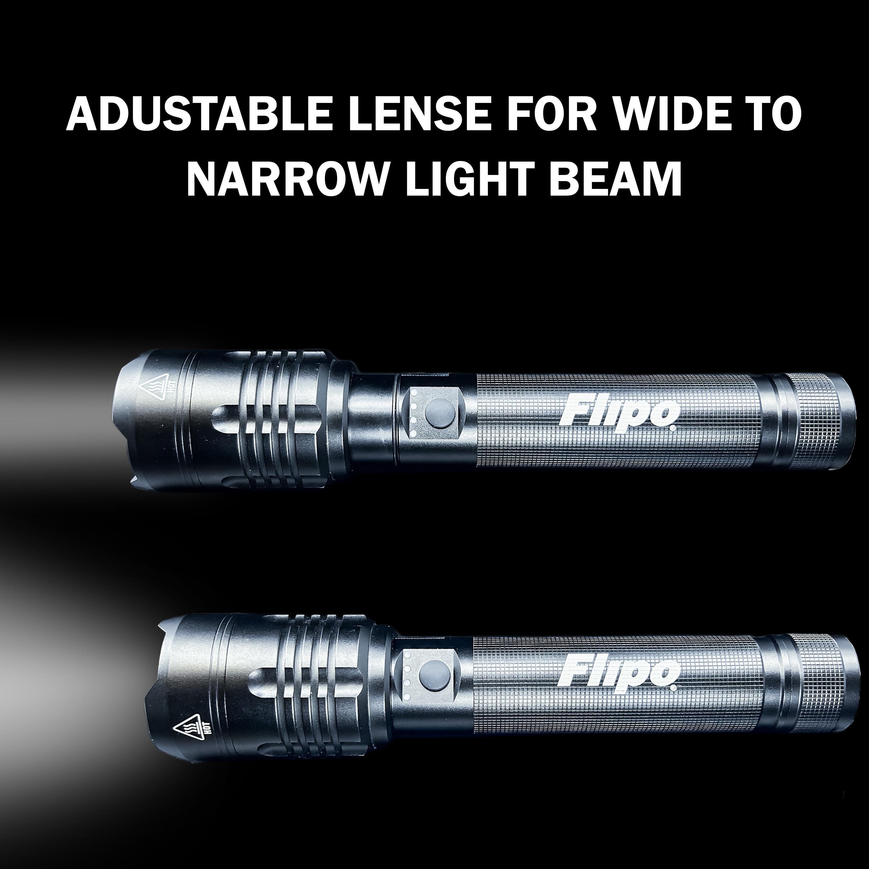 Flipo Tactical 6,000 Lumen Rechargeable Flashlight