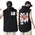thumbnail image 1 of Camisetas sin mangas con capucha de Anime Slam Dunk para hombre, Shohoku Sakuragi Hanamichi, camisetas de Manga de algodón, chaleco informal de gran tamaño, 1 of 4
