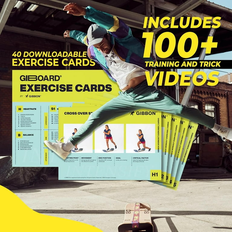 GIBBON GiBoard Balance Board - Slack Board Home Gym Training