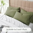 thumbnail image 4 of Southshore Fine Living, Inc. Hotel Quality Pillowcases for King Size Pillows, 20" x 40", Sage Green, 4 of 8