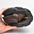 thumbnail image 2 of Sandalias clásicas de alta calidad para hombre, zapatillas de verano para caminar al aire libre, sandalias transpirables para hombre, zapatos casuales de cuero genuino para hombre (26 cm), 2 of 4