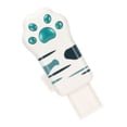 thumbnail image 4 of Memoria USB 2.0 Bling Bling con forma de pata de gato y diseño atigrado verde oliva, 4 of 12