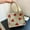 red strawberry, variant on Women New Fashion Retro Popular Fashion Large Capacity Casual Bag Temperament Gentle Handbag Tote Bag