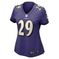 thumbnail image 2 of Women's Nike Ar'Darius Washington Purple Baltimore Ravens Player Game Jersey, 2 of 4