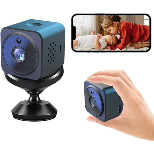 WiFi inalámbrica de larga duración de la batería, mini cámara de seguridad inalámbrica, cámara de videovigilancia de seguridad para bebés, cámara interior oculta inalámbrica para iOS/Android