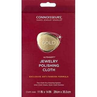 Cotton Jewelry Cleaning Polishing Cloth Gold Silver Platinum
