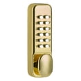 thumbnail image 4 of Cerradura de puerta mecánica, cerradura de puerta con teclado mecánico, resistente, fácil de instalar con manija, cerradura de puerta sin llave para Oro, 4 of 8