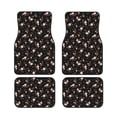 thumbnail image 2 of Uemuo Car Floor Mats - Flowers Pattern Carpet Floor Mats for Cars, Auto Accessories Front & Rear Car Floor Foot Mat Sets of 4 Pieces, 2 of 6