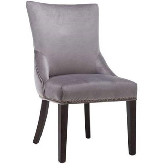Ceets DC018-GY Chaises de Salle à Manger Versailles - Gris&44; Lot de 2