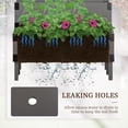 thumbnail image 6 of 2-Tier Raised Garden Bed with Trellis – Elevated Wooden Planter Box on Legs with Metal Corners, Ideal for Growing Vegetables, Flowers, and Herbs. Stylish and Functional Gardening Solution, 6 of 9