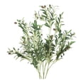 thumbnail image 4 of Ramas de olivo artificiales Plantas artificiales Verdor Simulación Hoja Verdor Tallos Guirnaldas altas Decoración Ramas de olivo para mesa de balcón 2 grandes 2 pequeños Gloria ramas de olivo falsas, 4 of 9