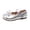 Silver, variant on Gyujnb Toddler Girls Patent Bow Mary Jane Flats Adjustable Strap Non- Sole for School & Daily Wear,3-3.5 Years