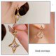 thumbnail image 4 of unbranded 1Par Aretes De En Metal Dorado Con De Rhinestone Para Estilo Chic, 4 of 5
