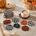 thumbnail image 7 of Diamond Art Coasters, Fall Diamond Art Kits for Adults, Halloween Table Decor, Diy Pumpkin Diamond Art Set with Holder, Fall Crafts for Adults, Diamond Painting Supplies for, 7 of 7