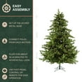 thumbnail image 5 of Fraser Hill Farm 7.5-Ft. Foxtail Pine Christmas Tree with White Incandescent Smart Lights, FFFX075-3GR, 5 of 23