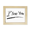 thumbnail image 1 of I Love You Quote Handwrite Style Desktop Photo Frame Picture Art Decoration Painting 6x8 inch, 1 of 3