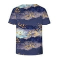 thumbnail image 5 of Summer Savings Clearance 2024! TAGOLD Womens Summer Short Sleeve Tops,Fashion Women's Summer Round-Neck Short Sleeve Print Casual T-shirt Blouse, 5 of 5
