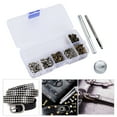 thumbnail image 4 of Leather Rivet Kit, Leather Rivets, Leather Rivet Tool Rivets Leather Snaps And Rivets For DIY Decoration Leather Crafts, 4 of 8