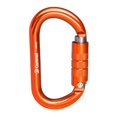 thumbnail image 2 of Mosquetón de seguridad de escalada en roca de aluminio 25KN Clip de hebilla Quickdraw para cuerdas de rappel de escalada en roca aparejo Orange Auto Soledad Mosquetón de escalada en roca, 2 of 8