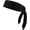 Black, variant on Head Ties Headband, Ninja Karate Headband Adjustable Sports Tie Back Sweat Wicking Workout Band for Men Women