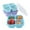 Sky Blue, variant on Giyblacko 3PCS Snack Containers Reusable 4 Compartment Divided Food Storage Containers Divided Lunchable Container For School Work And Travel (3Color)