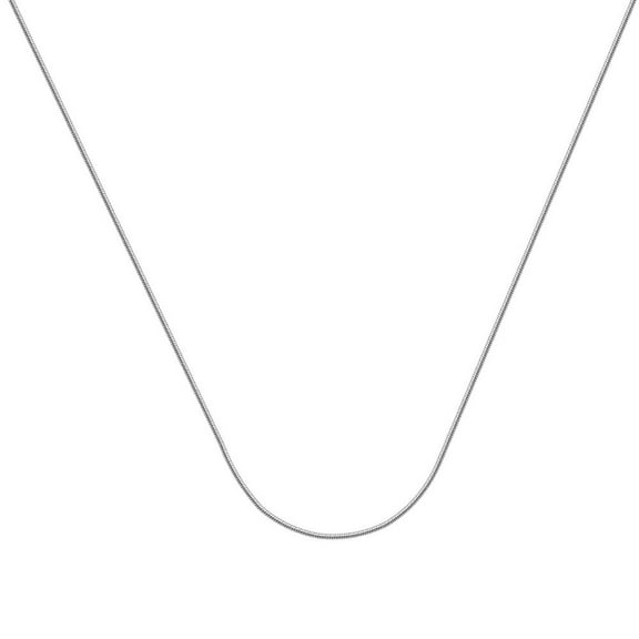 10k White Gold Lite Snake Chain Necklace 1.4mm Lobster Claw Closure - 3.2 Grams - 16 Inch