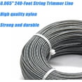 thumbnail image 4 of OWNTIDE 0.065" 240Ft Trimmer Line for Greenworks, Kobalt, Toro, Ego, Worx - 2 Pack, Low Noise, High Efficiency, 4 of 4