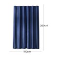thumbnail image 2 of Cortina de ducha impermeable para hotel, cortina de ducha azul oscuro Vhermosa CPB-YL363-1, 2 of 6