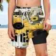 thumbnail image 2 of Odeerbi Boys Independence Day Swim Pantalones Patriotic Beach 2-In-1 Compression Liner Board Shorts Con Bolsillos, 2 of 9