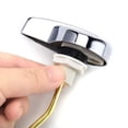 thumbnail image 2 of Toilet Tank Flush Lever Chrome Finish Handle Fittings Assembly Replacement Tools, 2 of 8